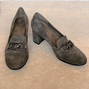 Aerosoles Roxstar Gray Suede Pumps Size 8